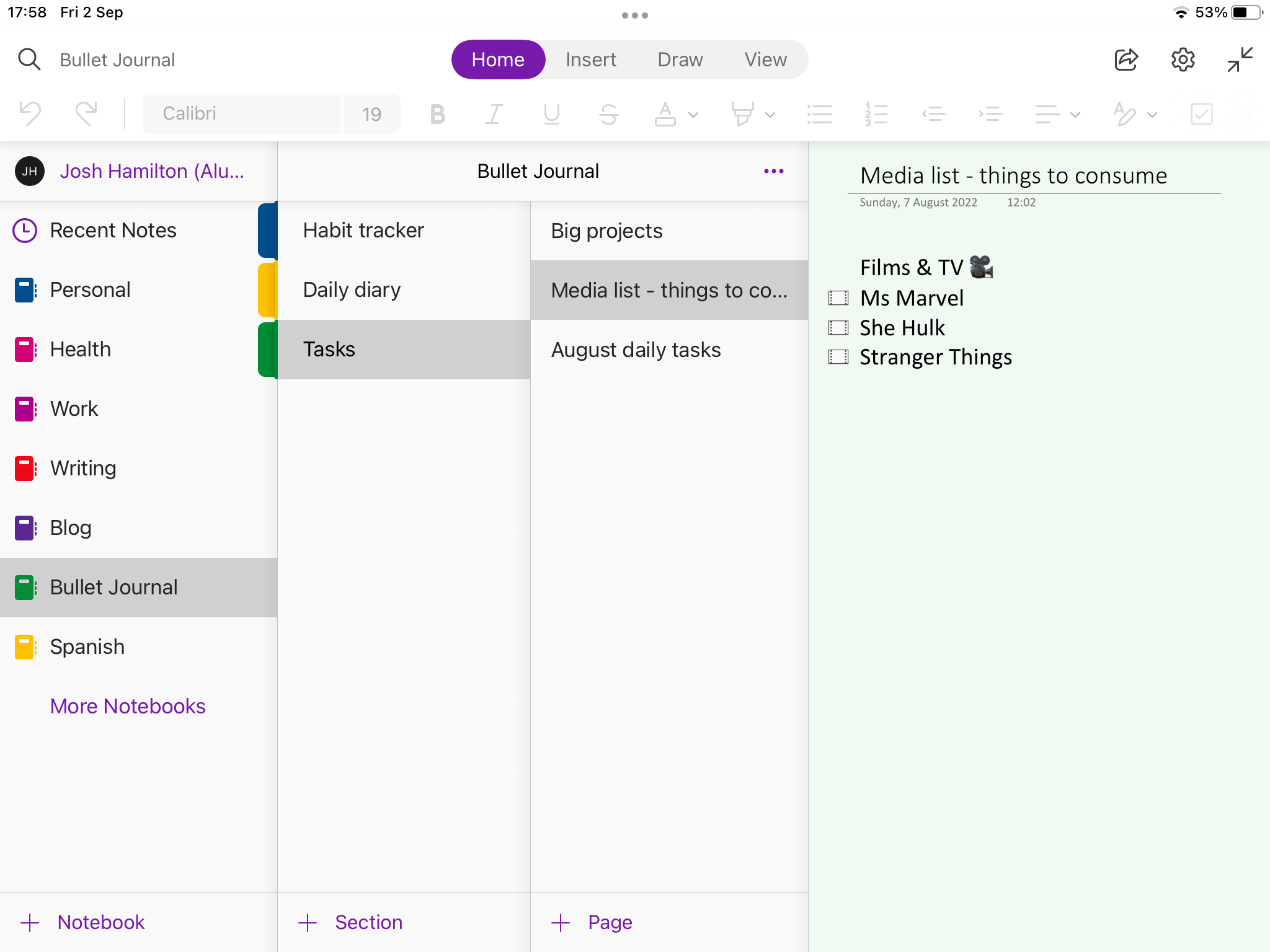 I tried a digital Bullet Journal for 30 days – Hardly Hamilton